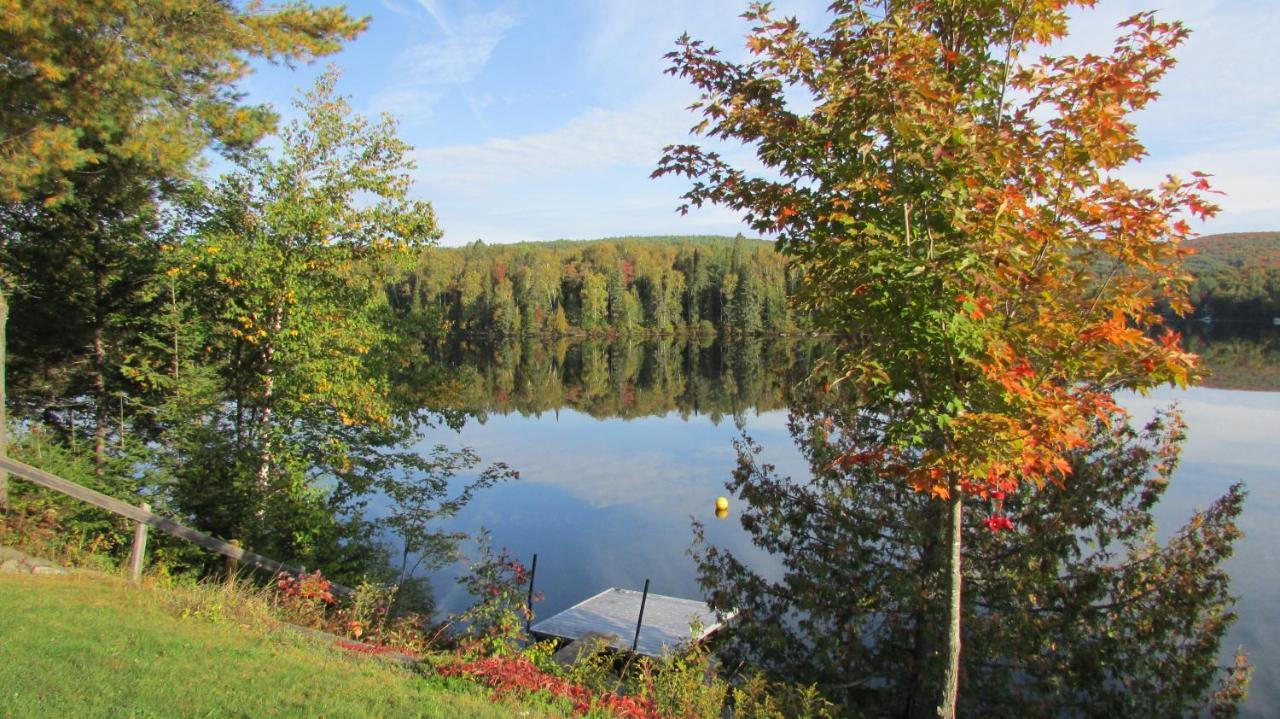 Motel Ours Bleu Lac-Saguay Kültér fotó